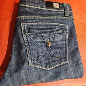 Women's people's liberation dark denim blue jeans